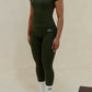 Atletica Sculpt Tee - Forest